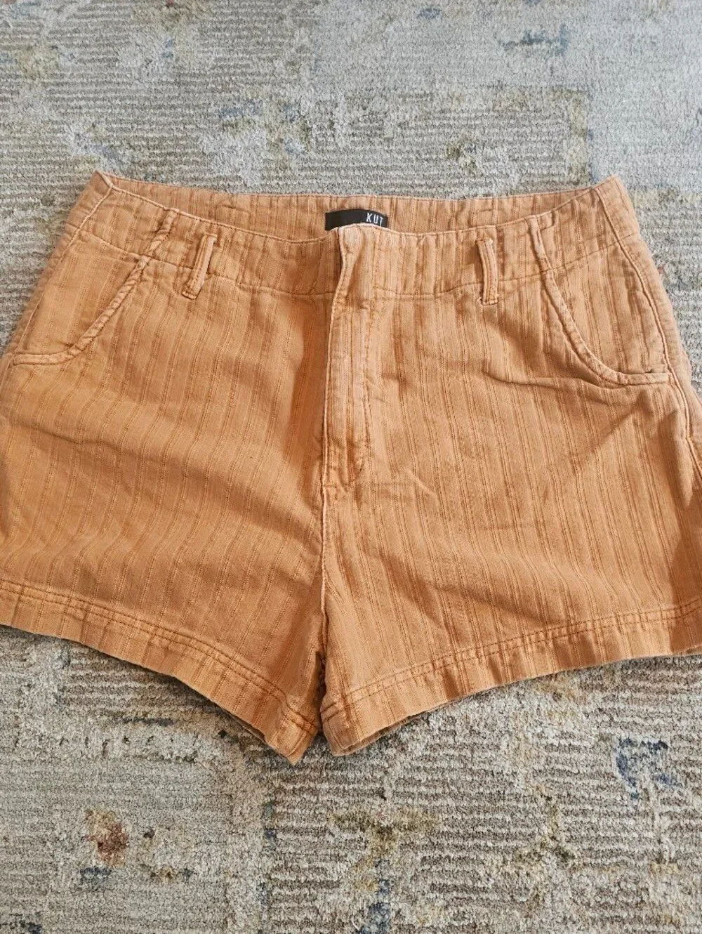 Kut From The Kloth Orange Shorts, Sz 16 With 3